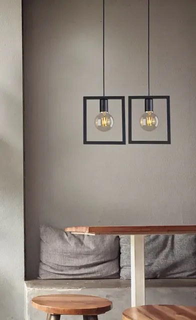 Podwójna geometryczna lampa wisząca - S097 B9-R38