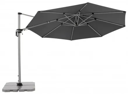 ACTIVE 370 cm - wahadłowy parasol ogrodowy z drążkiem bocznym : Substancja Desen - 840