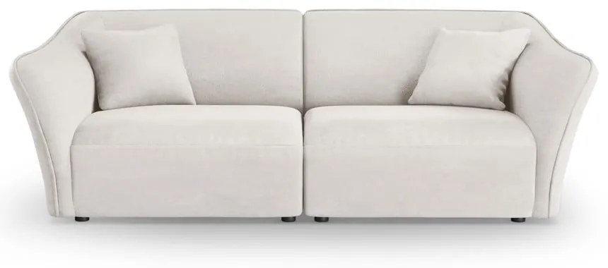 Biała sofa z materiału bouclé 206 cm Tokyo – Cosmopolitan Design