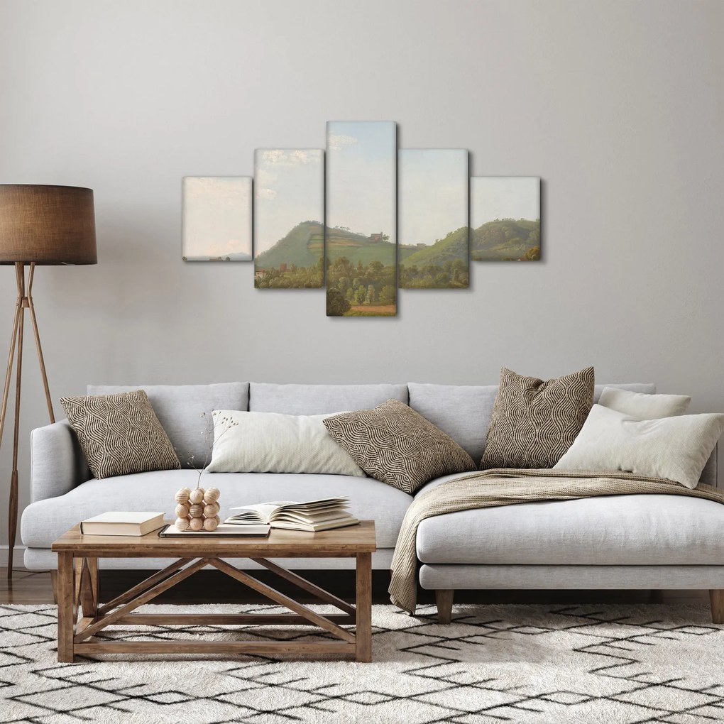Obraz - Simon Denis, View Near Naples, reprodukcje (125x70 cm)