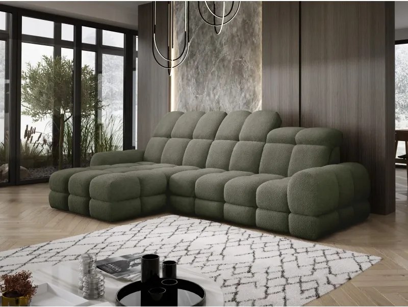 Narożnik TOLLO MINI S Lewostronny Elektryczna regulacja Anthology 12 kolor Leśna Zieleń WERSAL