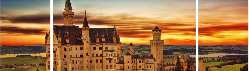 Obraz - Tyskland (170x50 cm)
