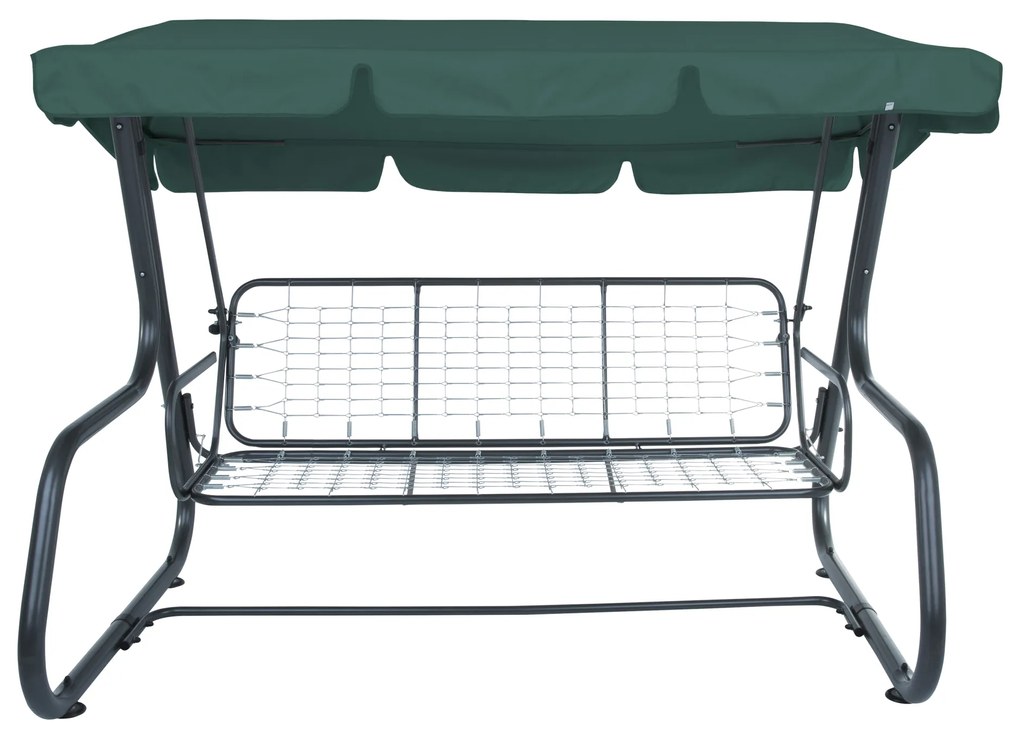 Daszek do huśtawki ogrodowej 228 x 126 cm Rimini / Venezia D031-02CW PATIO