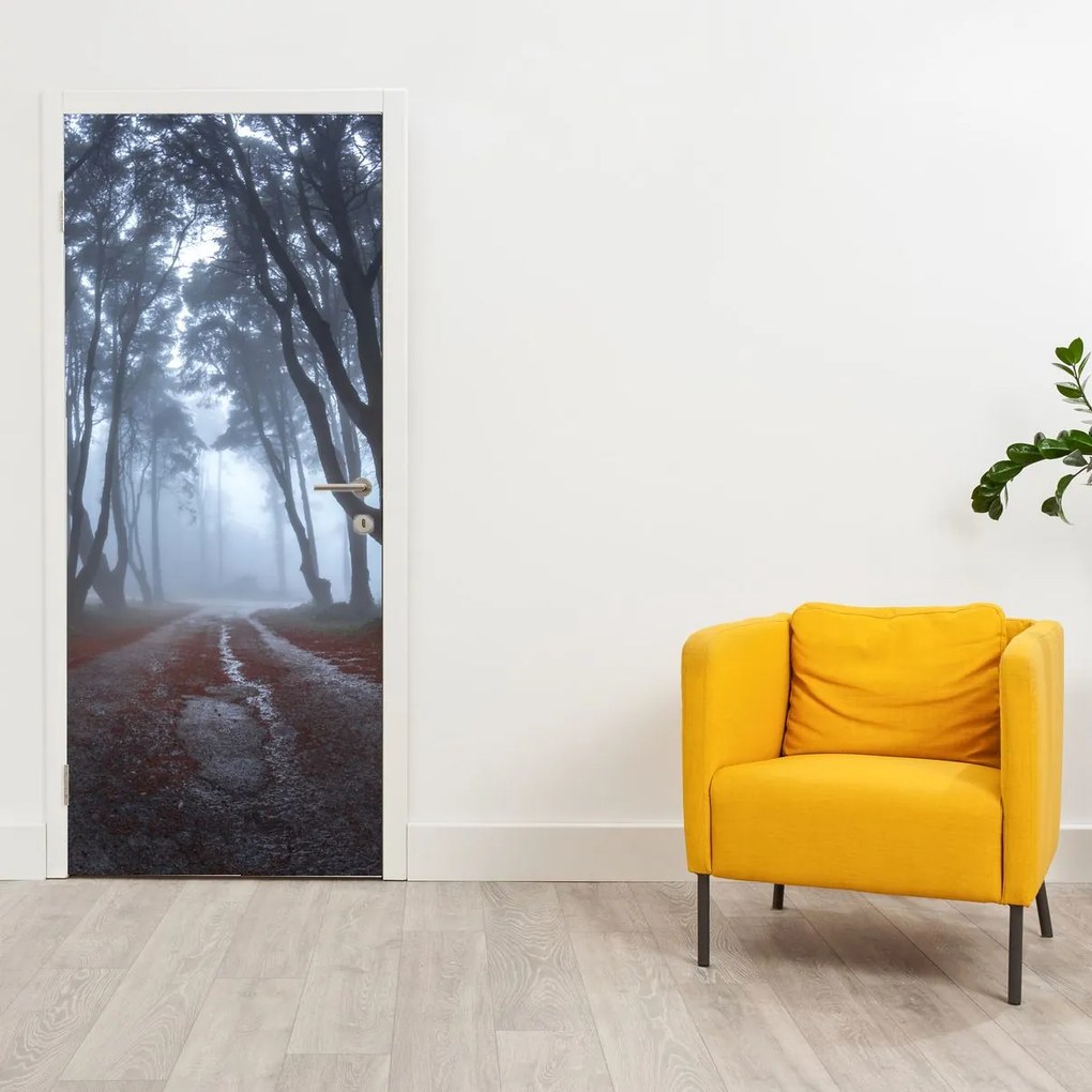Fototapeta na drzwi - W deszczowy dzień (95x205cm)