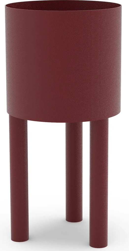 Wysoki kwietnik metalowy Bom H50 cm