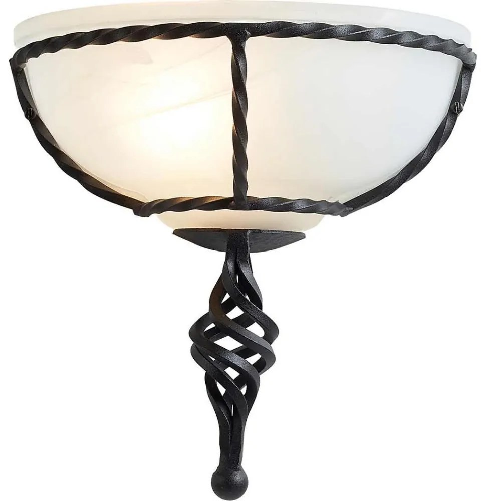 Elstead PB-WU-BLACK - Kinkiet PEMBROKE 1xE27/60W/230V