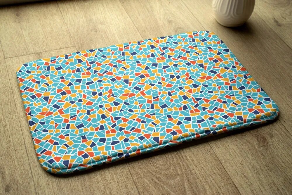 Dywanik antypoślizgowy do łazienki Dywanik antypoślizgowy do łazienki Kolorowa Abstrakcja