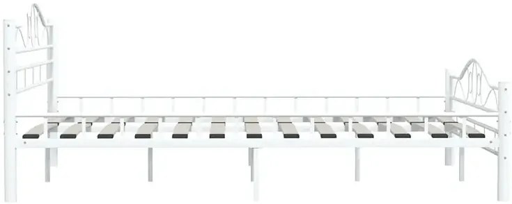 Metalowe Białe Łóżko W Stylu Loft 160X200 Cm P3-S02