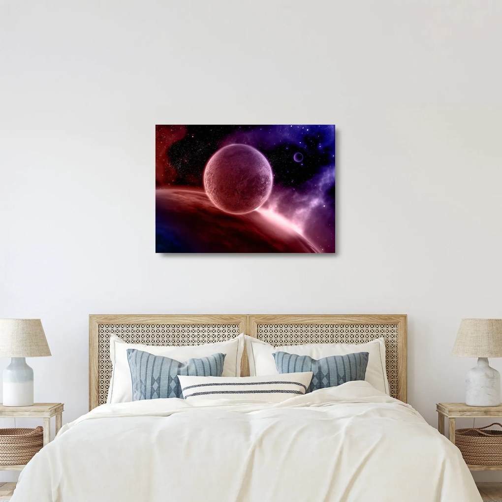Obraz na szkle - Planeta (70x50 cm)