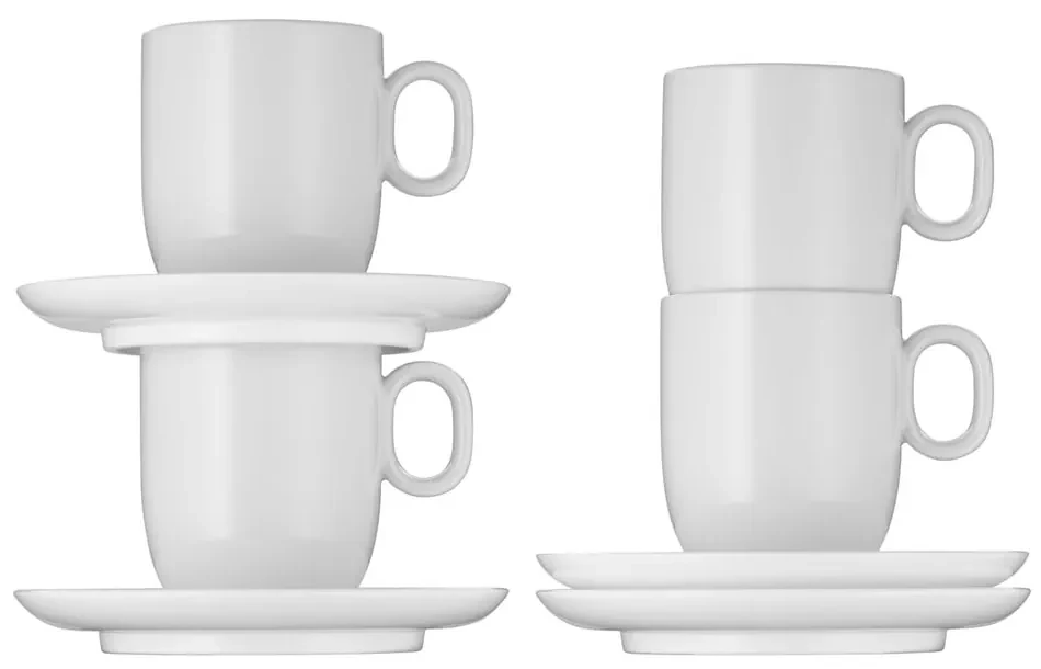 Białe porcelanowe filiżanki do cappuccino zestaw 2 szt. 170 ml Barista – WMF