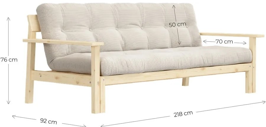 Sofa rozkładana Karup Design Unwind Navy
