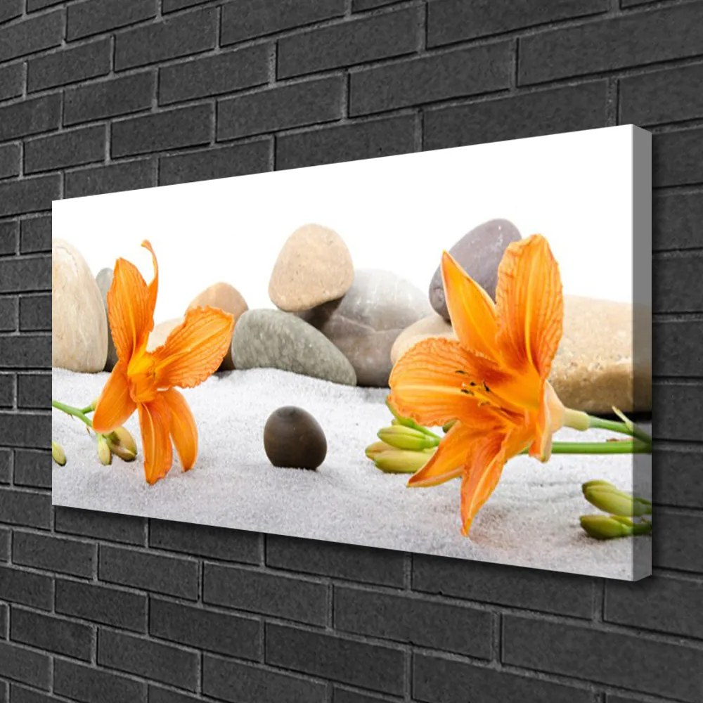 Obraz canvas Artystyczna Interpretacja Lilii