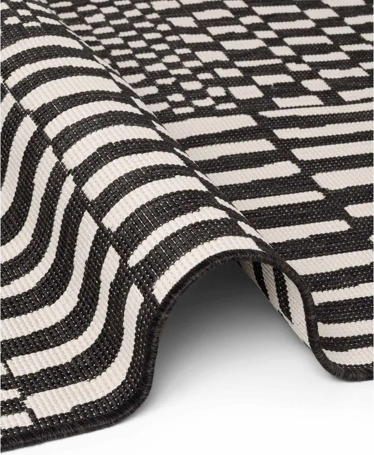 Czarny/kremowy dywan odpowiedni na zewnątrz 160x230 cm Haringey Barkham – Ted Baker