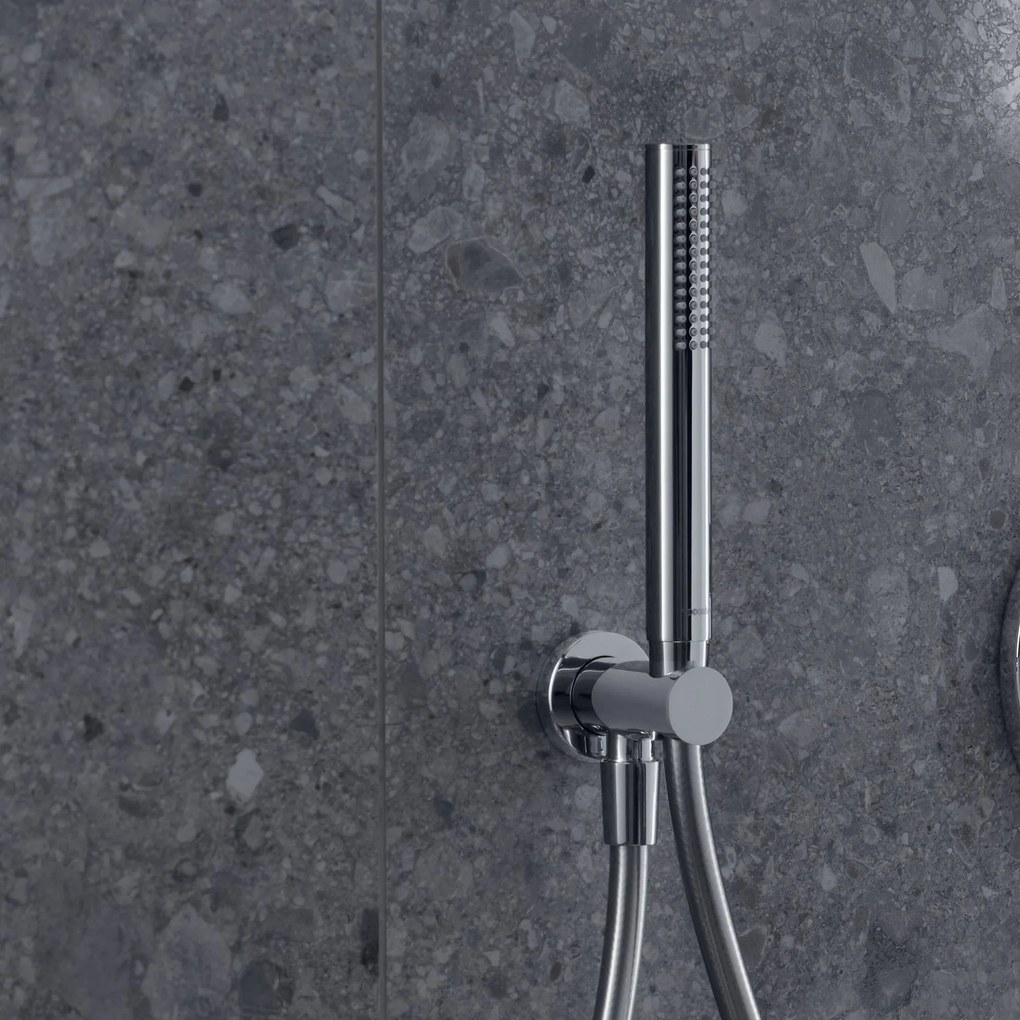 Duravit uniwersalna słuchawka prysznicowa prysznic drążkowyChrom - funkcja MinusFlow