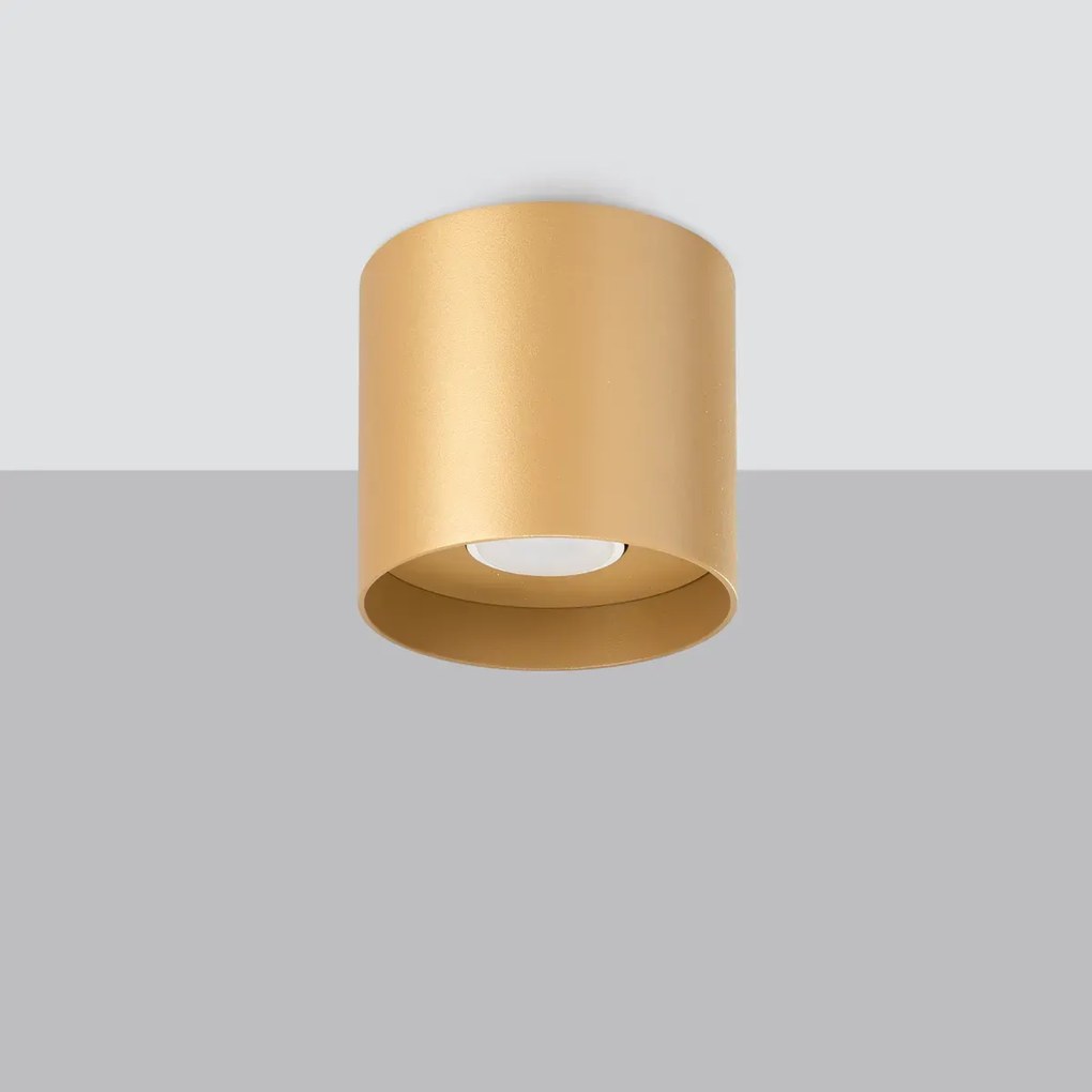Plafon MIKA złoty SOLLUX LIGHTING