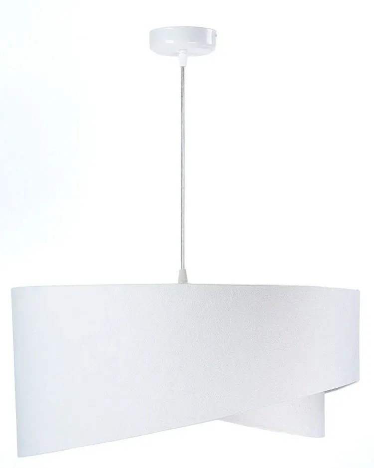 Biało-liliowa asymetryczna lampa wisząca - EX990 C5-D58