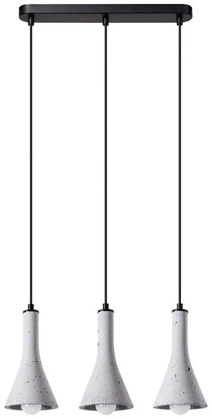 Betonowa lampa wisząca 3-punktowa - 4X A398 F9-S36