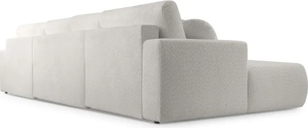 Narożnik VELO XL wolnostojący układ U z funkcją spania w tkaninie Coral 65 DomoHome