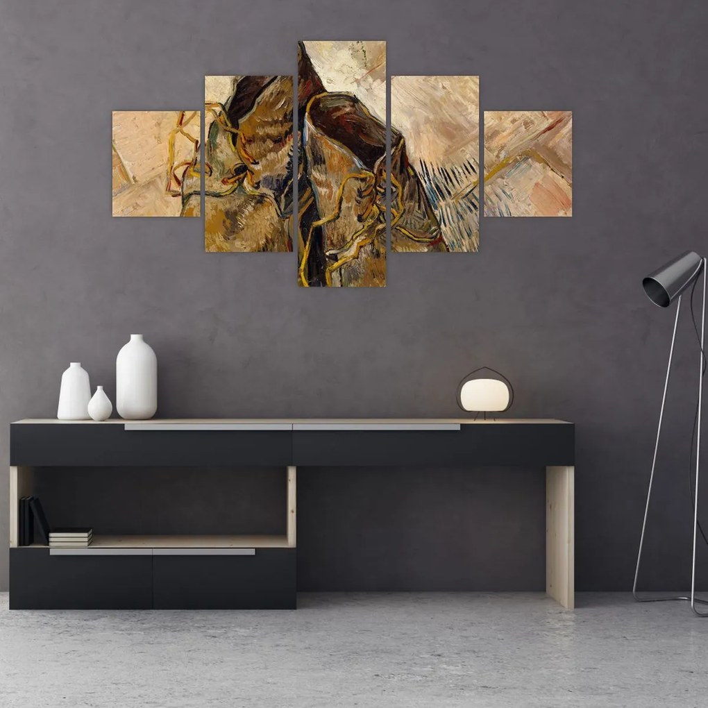 Obraz - Vincent van Gogh, Shoes, reprodukcje (125x70 cm)