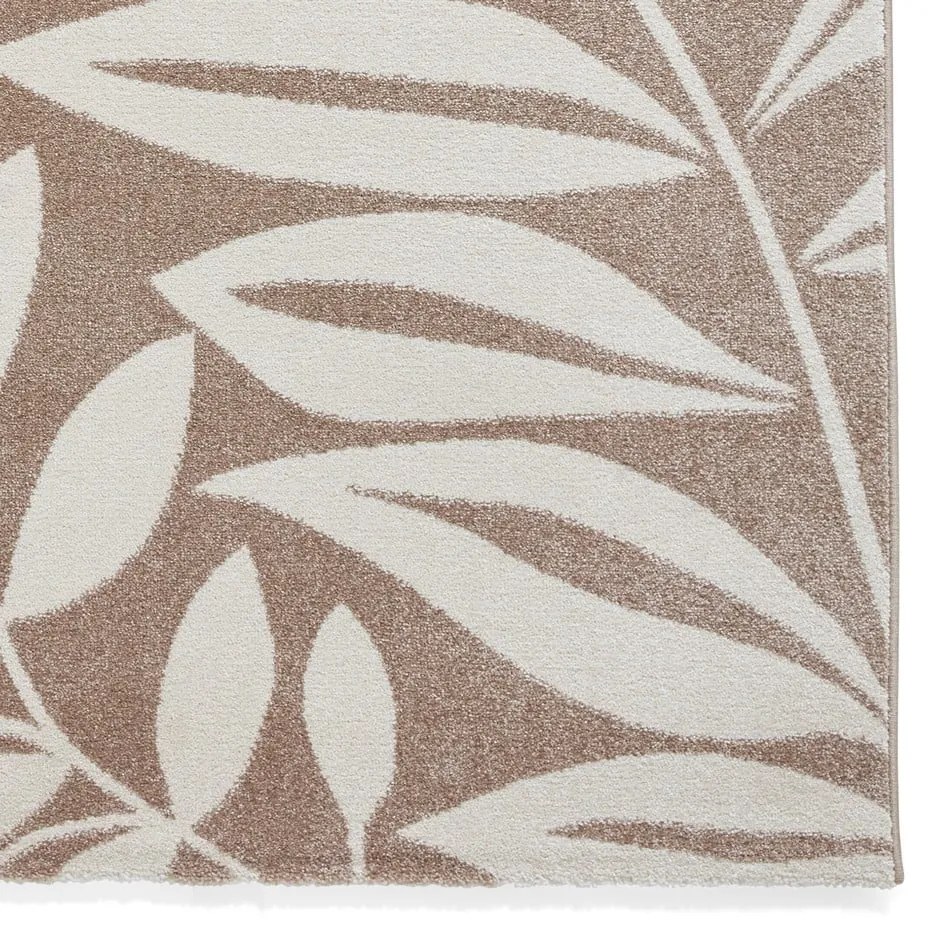 Jasnobrązowy dywan 160x230 cm Sorral Leaves – Catherine Lansfield
