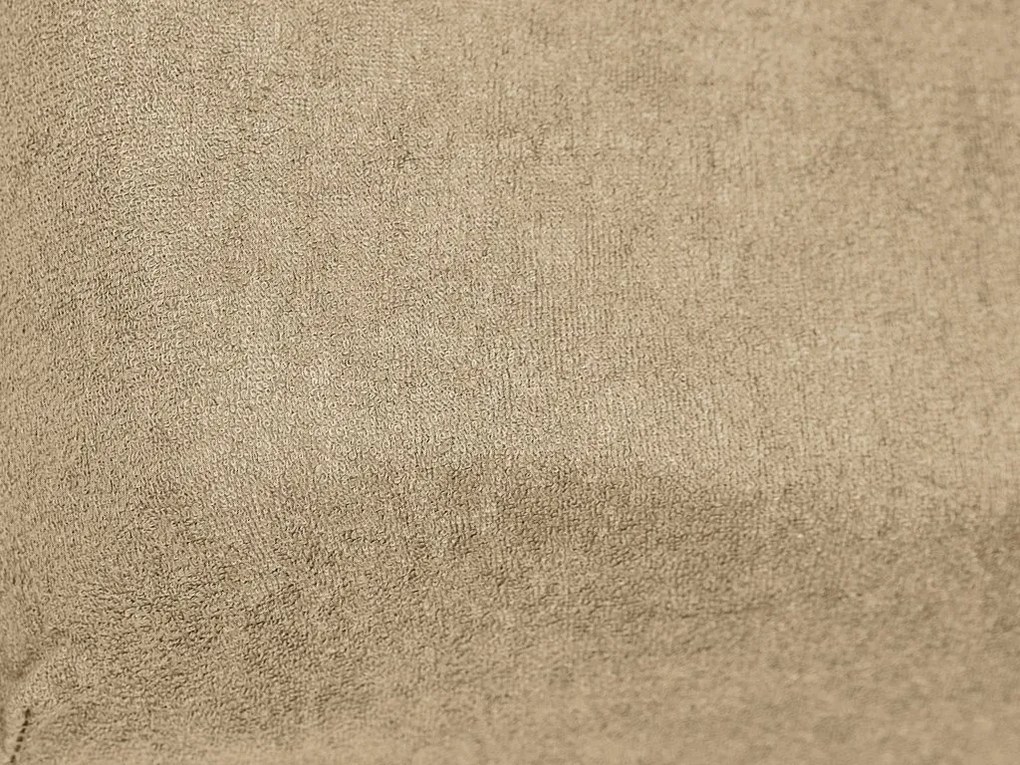 PrzytulneMieszkanie.pl Prześcieradło frotte do łóżeczka cappuccino 60x120 cm