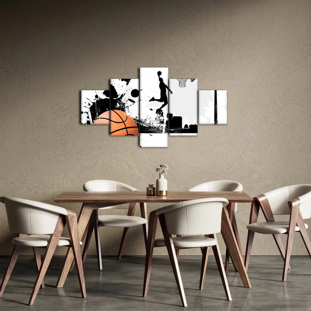 Obraz - Koszykarz (125x70 cm)