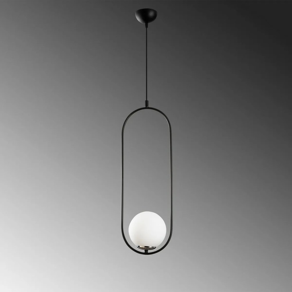 Lampa wisząca Mudoni - MR - 837, czarno-biała