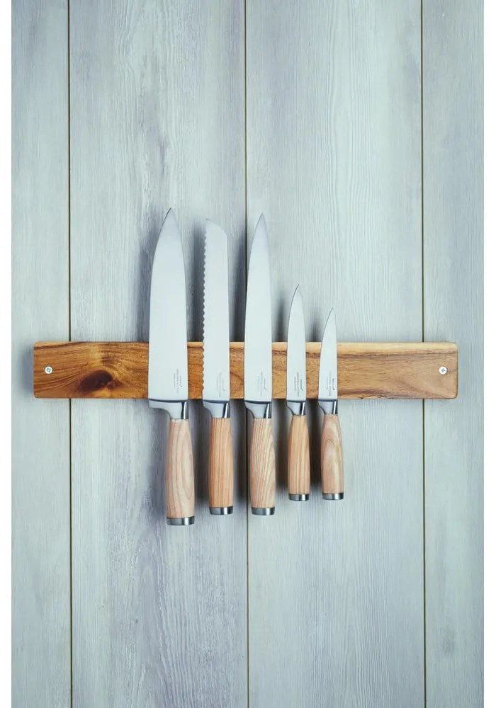Magnetyczna listwa ścienna z drewna akacjowego Kitchen Craft