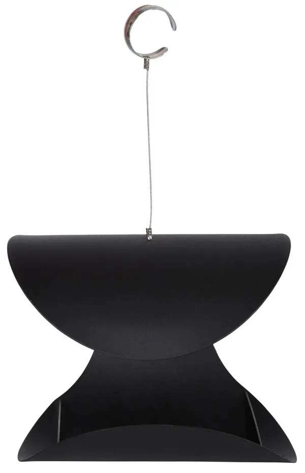 Czarny wiszący karmnik Esschert Design Sleek