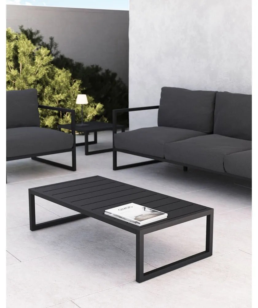 Aluminiowy stolik ogrodowy 60x114 cm Comova – Kave Home