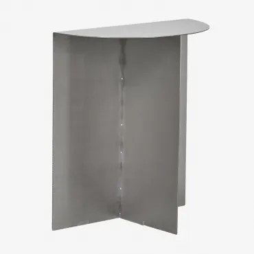 Nadina Stolik Boczny Ze Stali Szczotkowanej 40x20 Cm ↑45 Cm - Sklum