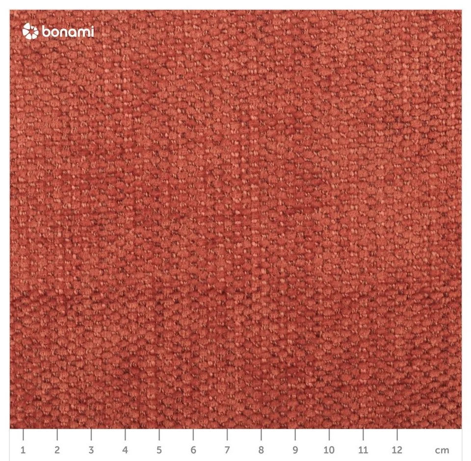 Ceglasta rozkładana/ze schowkiem sofa 251 cm Fuji – Bobochic Paris