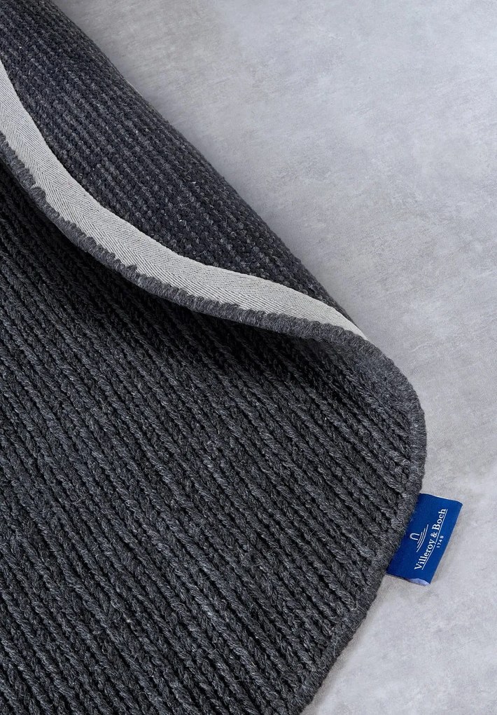 Dywan wełniany Villeroy &amp; Boch Francois antracyt koło 200 cm x 200 cm