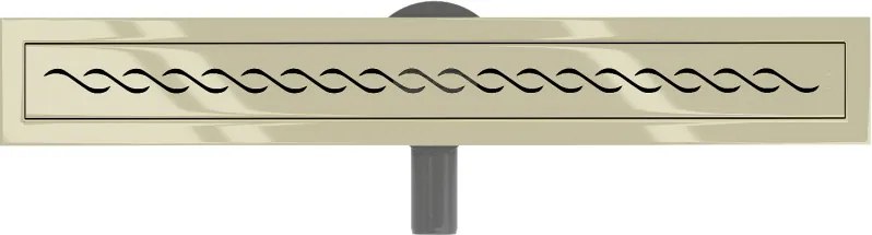 Mexen Flat 360° M18 odpływ liniowy obrotowy 60 cm, złoty - 1523060-40