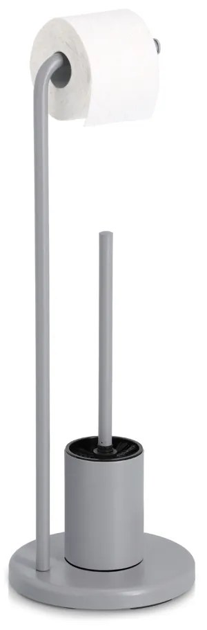 Stojak na papier toaletowy i szczotka do wc VETRO, wys. 63 cm
