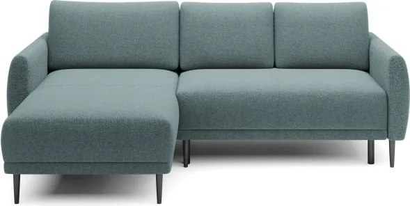 Narożnik BONO z funkcją spania Drewniane nóżki Eleganckie podłokietniki Głębokie siedzisko Lewa strona Barrel 72