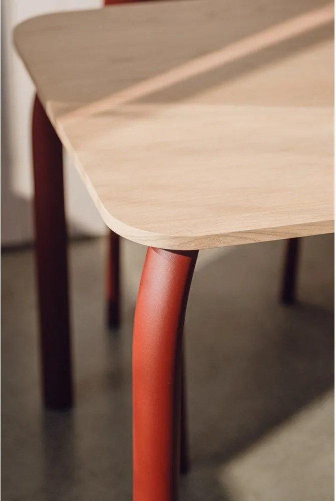 Stół z blatem w dekorze dębu 80x140 cm Meko – noo.ma