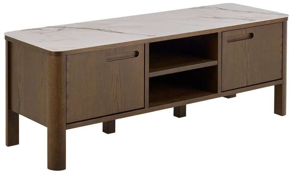 Brązowa szafka pod TV w dekorze dębu 120x45x40 cm Southampton – Actona
