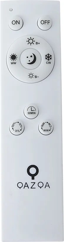 Inteligentny panel LED czarny 60 cm ze ściemnianiem LED Dim to Warm i pilotem - Knob