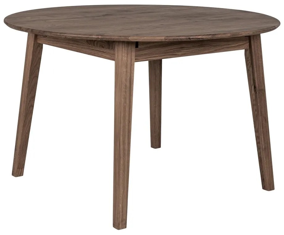 Okrągły rozkładany stół z litego drewna dębowego ø 118 cm Metz – House Nordic