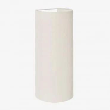 Kinkiet Lniany Kiraz ↔︎ 15 X ↑35 Cm & Pościel Biała - Sklum