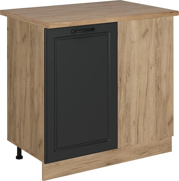 Szafka narożna antracytowy domek wiejski 86x60x81.6 r-line