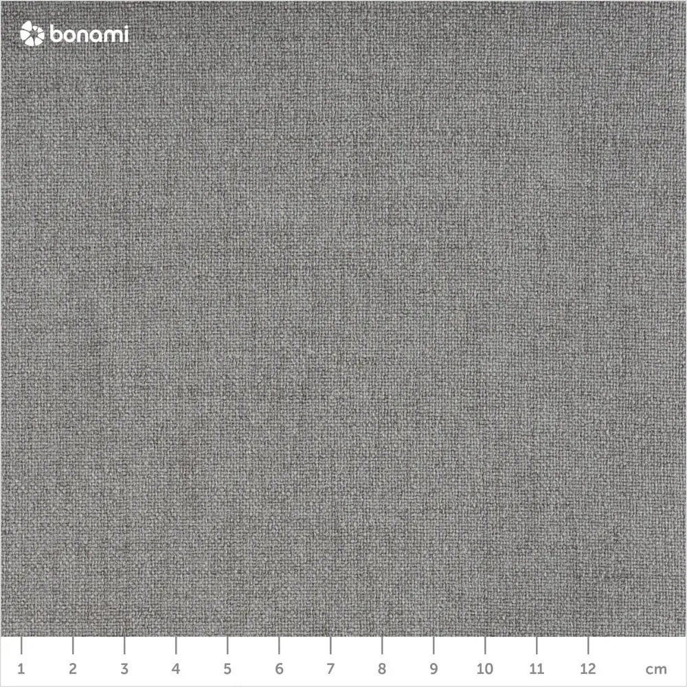 Jasnoszare tapicerowane łóżko jednoosobowe bez stelaża 120x200 cm Mattis – Meise Möbel