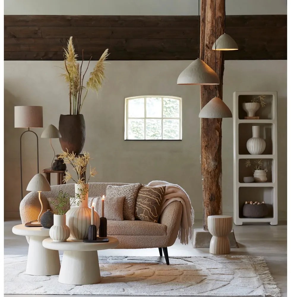 Beżowy okrągły stolik ø 70 cm Kulona – Light &amp; Living