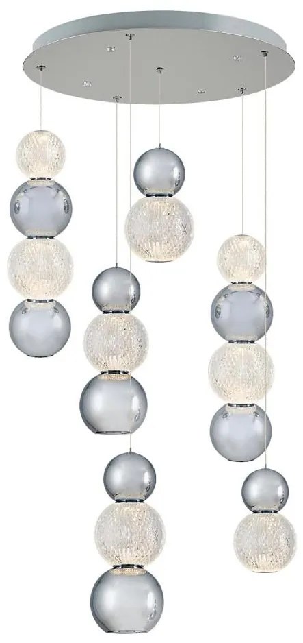 Lampa wisząca LED na lince CREMONA LED/34W/230V 3000K matowy chrom