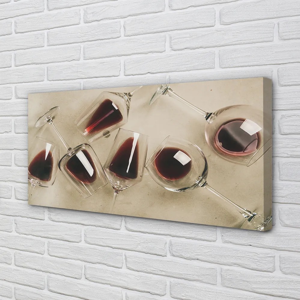 Zdjęcie na płótnie Kryształowe Kieliszki Do Wina