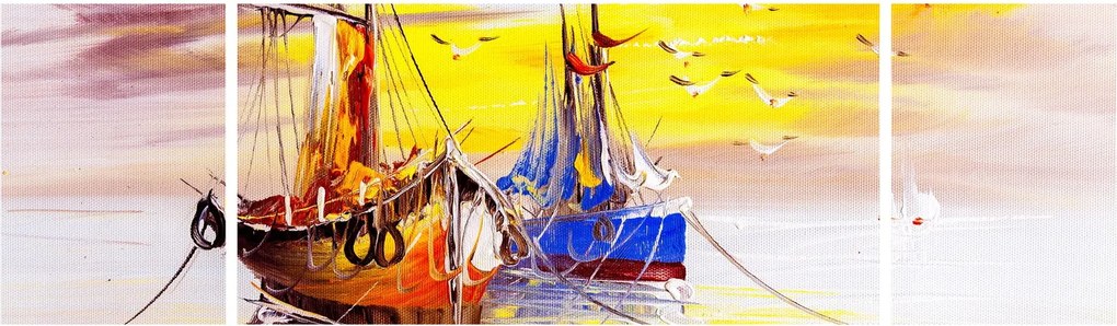 Obraz - Obraz statku (170x50 cm)