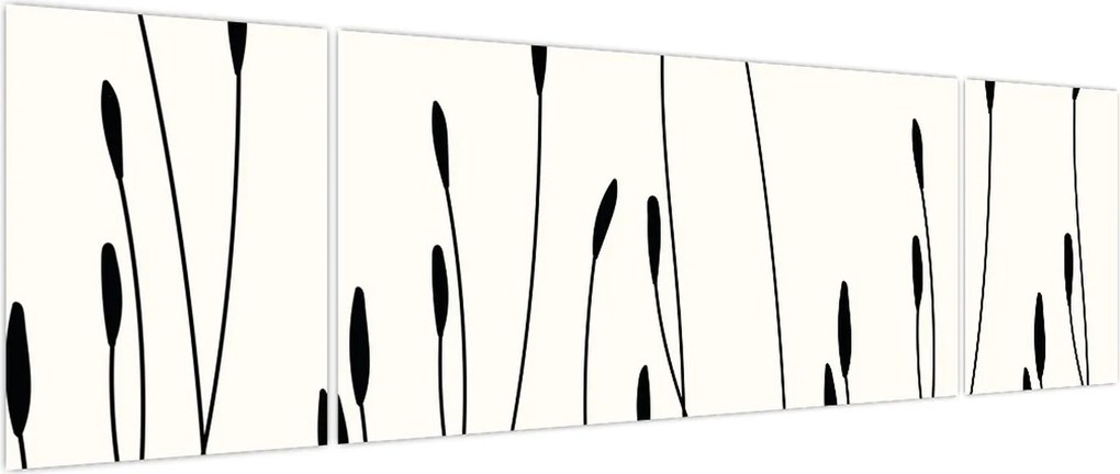 Obraz - Łąka graficzna N⁰3 (170x50 cm)