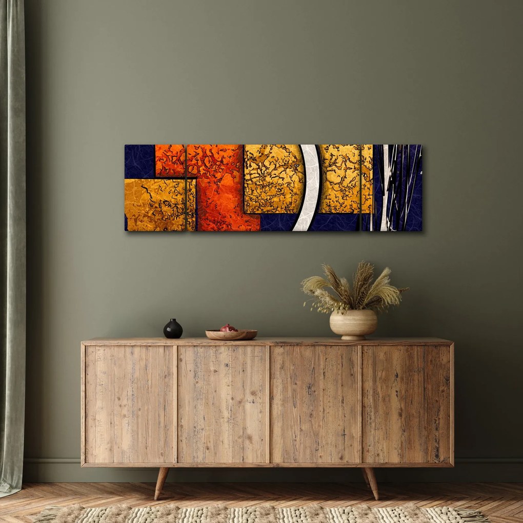 Obraz abstrakcji (170x50 cm)