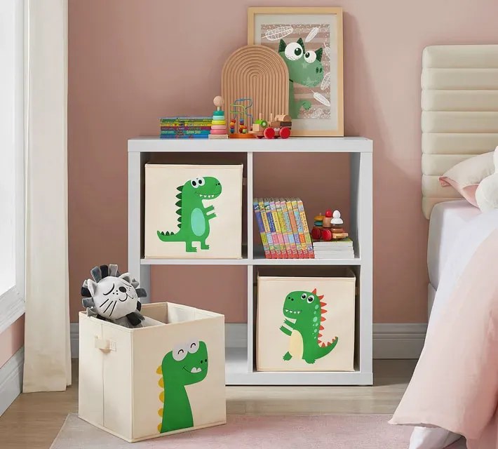 Komplet 3 składanych organizerów z dinozaurami F4-D92